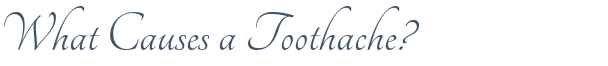 Dentist Laurel What Causes a Toothache?
